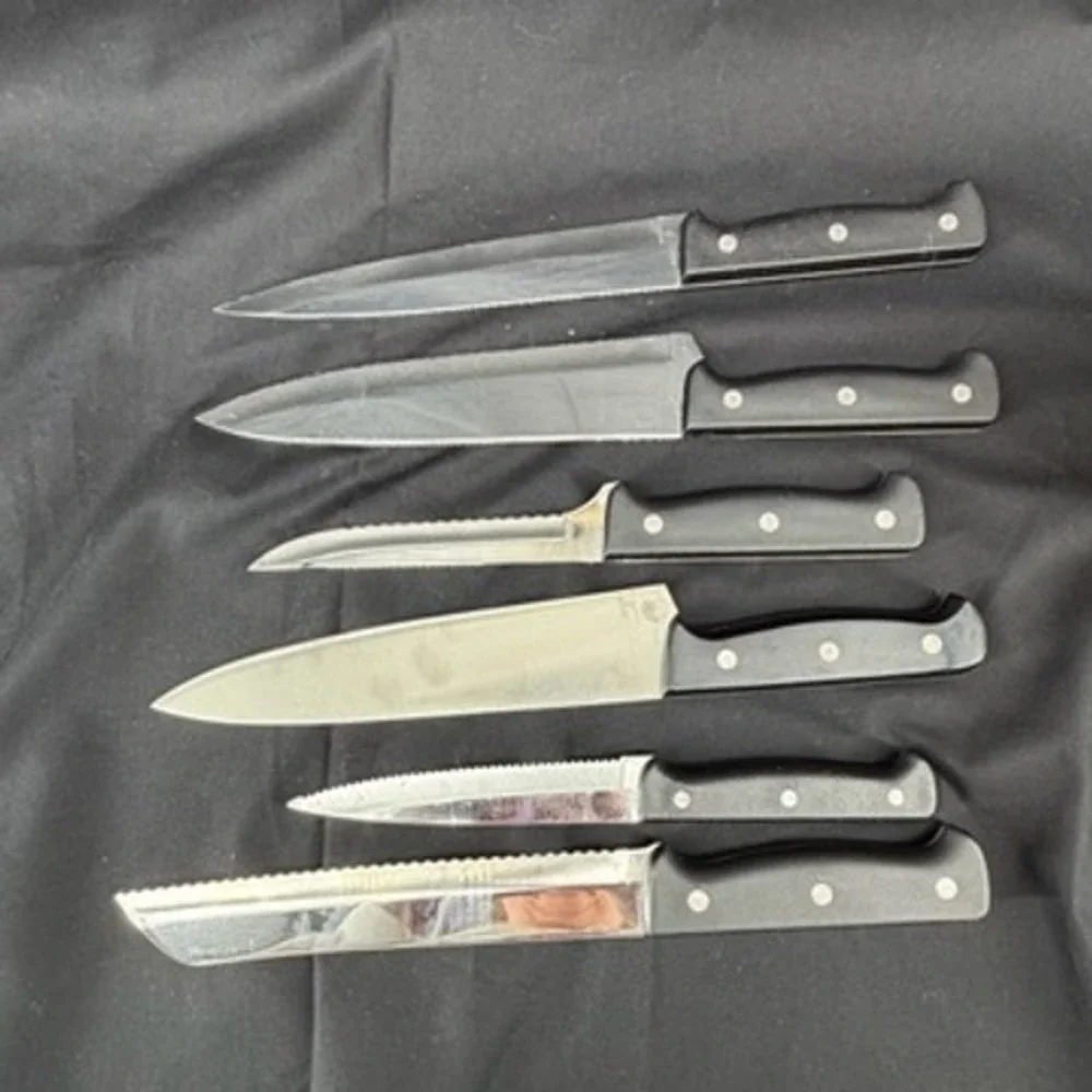 JA Henckels International Eversharp Pro Knife Set with Wood Block 7 Piece
